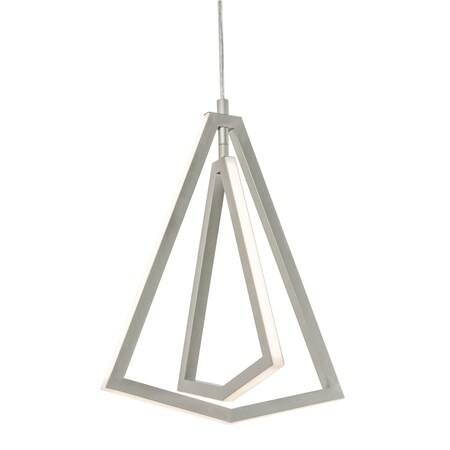 Afx Gianna 15" Pendant - Satin Nickel GNAP15L30D1SN